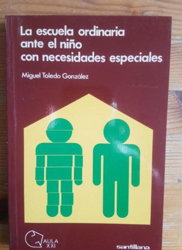 Portada del libro de Escuela ordinaria ante el Niño con necesidadesw especiales, la