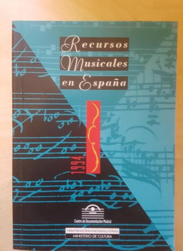 Portada del libro de Recursos musicales en España