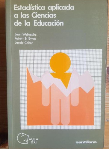 Portada del libro de Estadistica aplicada a las ciencias de la educacion