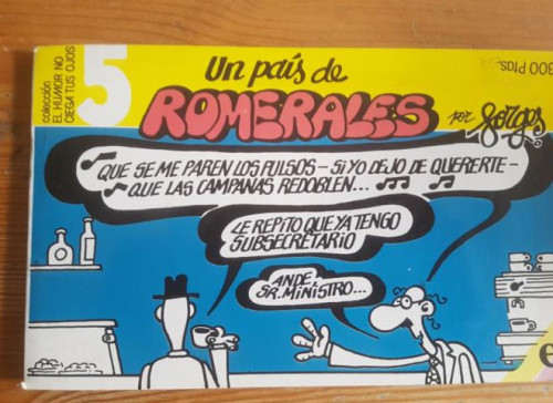 Portada del libro de Un país de Romerales, por Forges Forges, Antonio Fraguas de Pablo El jueves 1986 95pp