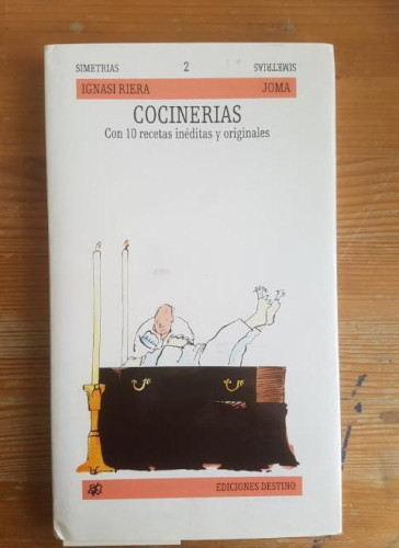 Portada del libro de COCINERIAS CARME CASAS, NURIA POMPEIA, IGNASI RIERA, JOMA DESTINO 1988 100pp