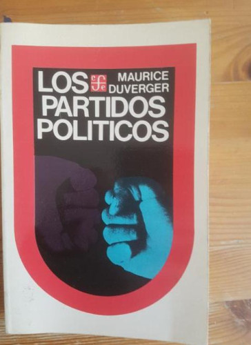 Portada del libro de Partidos políticos, los