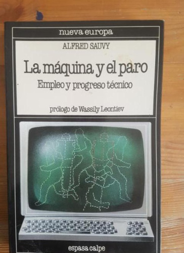 Portada del libro de Maquina y el paro, la