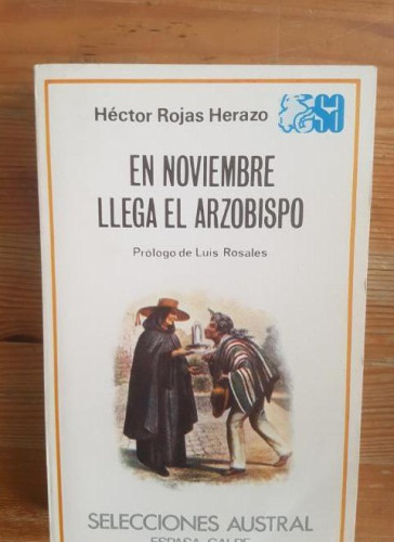 Portada del libro de En noviembre llega el arzobispo