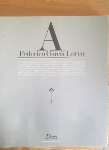 Portada del libro de A Federico García Lorca Publicado por Ateneo Obrero de Gijón. (1987) 121pp