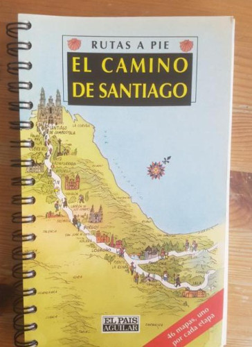 Portada del libro de El Camino de Santiago a pie Mora, Juan Publicado por Aguilar. (1993) 220pp