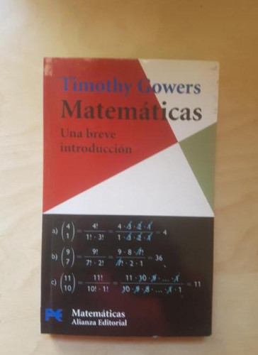 Portada del libro de Matemáticas: una breve introducción (El Libro De Bolsillo - Ciencias)