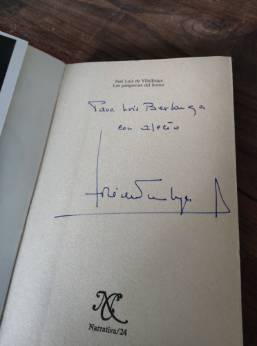 Portada del libro de LAS GANGRENAS DEL HONOR (DEDICATORIA A LUIS GARCÍA BERLANGA)