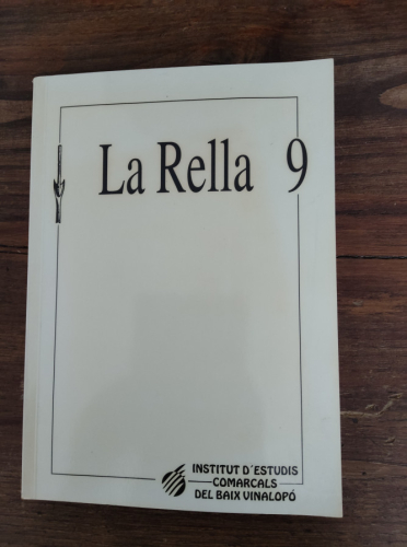Portada del libro de LA RELLA Revista d'Estudis Comarcals Nº 9