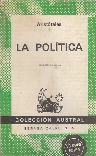Portada del libro de La política