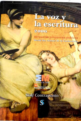 Portada del libro de La voz y la escritura 2006