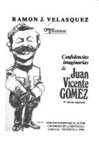 Portada del libro de CONFIDENCIAS IMAGINARIAS DE JUAN VICENTE GOMEZ