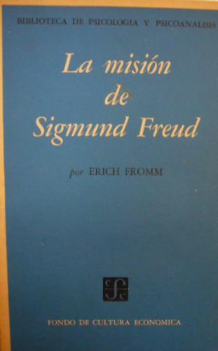 Portada del libro de LA MISIÓN DE SIGMUND FREUD 