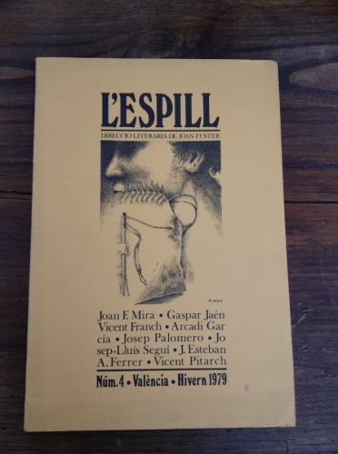 Portada del libro de L`ESPILL DIRECCIÓ LITERÁRIA DE JOAN FUSTER Nº 4