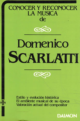 Portada del libro de Conocer y reconocer la música de Domenico Scarlatti