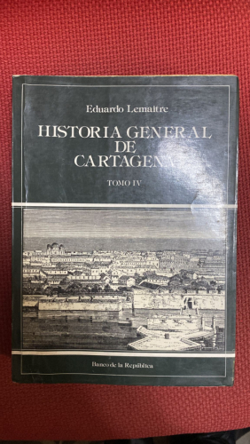Portada del libro de HISTORIA GENERAL DE CARTAGENA TOMO IV