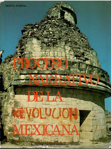 Portada del libro de Proceso narrativo de la revolución mexicana