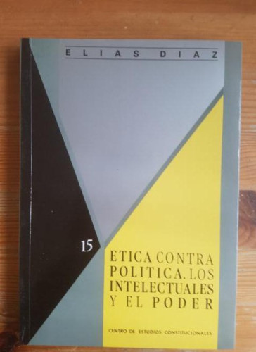 Portada del libro de Etica contra politica