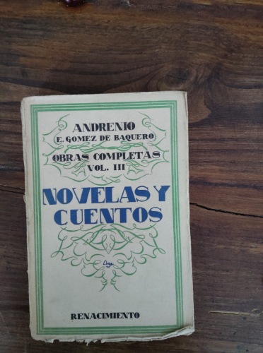 Portada del libro de NOVELAS Y CUENTOS. OBRAS COMPLETAS VOL III