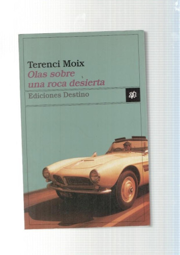 Portada del libro de Olas sobre una roca desierta