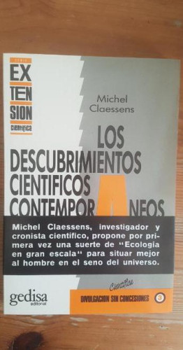 Portada del libro de Los descubrimientos científicos contemporáneos