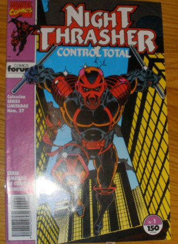 Portada del libro de NIGHT THRASHER. Nº 1