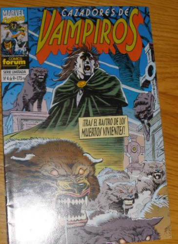 Portada del libro de CAZADORES DE VAMPIROS. Nº 4.