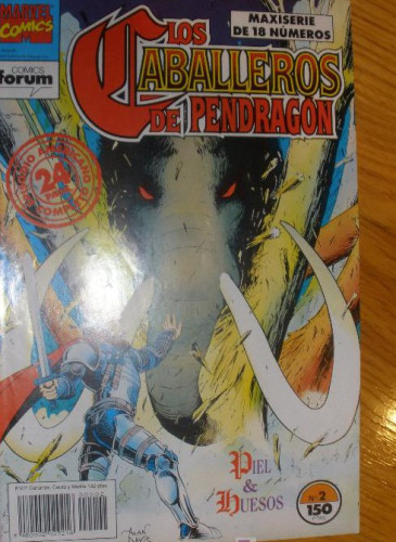 Portada del libro de LOS CABALLEROS DE PENDRAGON. Nº 2