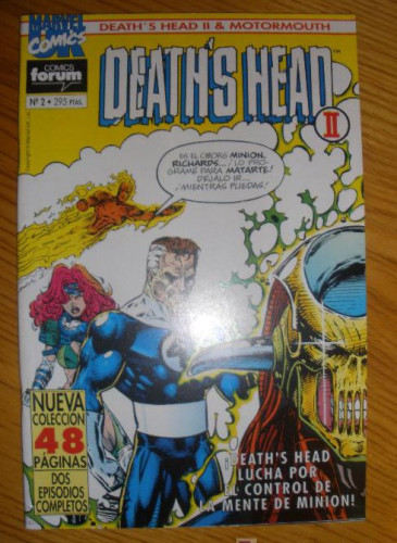 Portada del libro de DEATHS HEAD. Nº 2