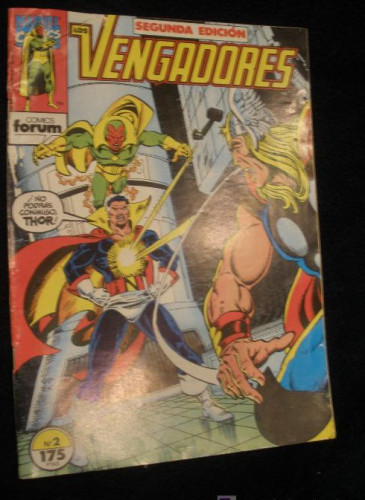 Portada del libro de LOS VENGADORES. Nº 2. 2º EDICION.