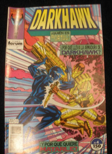 Portada del libro de DARKHAWK.Nº 4