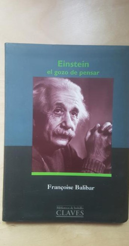 Portada del libro de Einstein, el gozo de pensar