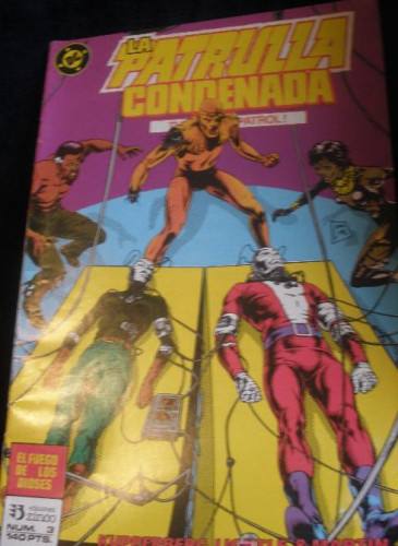 Portada del libro de LA PATRULLA CONDENADA. Nº 3