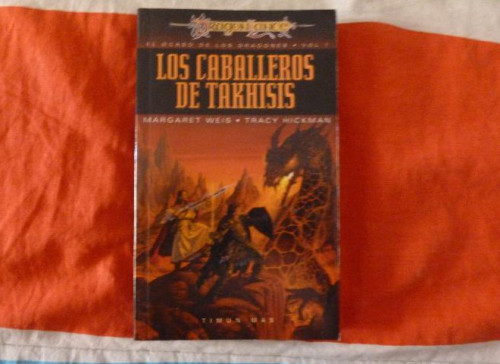 Portada del libro de LOS CABALLEROS DE TAKHISIS. EL OCASO DE LOS DRAGONES. VOLUMEN 1 - MARGARET WEIS TRACY HICKMAN