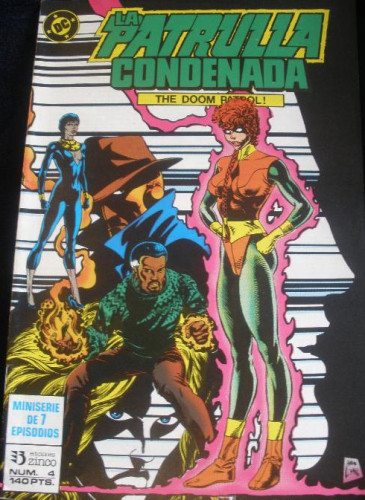 Portada del libro de LA PATRULLA CONDENADA. Nº 4
