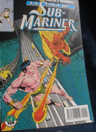 Portada del libro de LA SAGA DE SUB MARINER. Nº 3