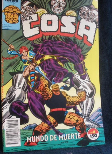 Portada del libro de LA COSA. Nº 8