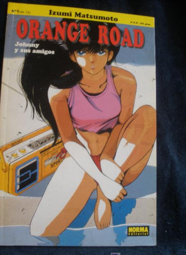 Portada del libro de ORANGE ROAD. IZUMI MATSUMOTO. Nº 1. NORMA EDITORIAL