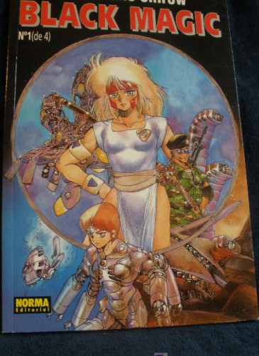 Portada del libro de BLACK MAGIC. MASAMUNE SHIROW. NORMA EDITORIAL. Nº 1.