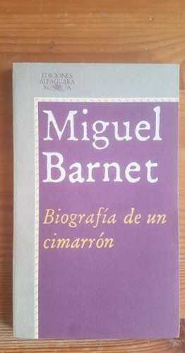 Portada del libro de Biografia de un cimarron