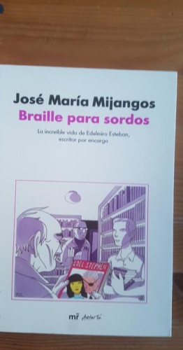 Portada del libro de Braille para sordos (MR Astarté)