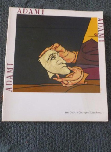 Portada del libro de Adami: [Paris, Musée national d'art moderne, 4 décembre 1985-10 février 1985 (Contemporains)