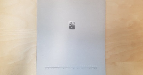 Portada del libro de Roberto González Fernández. Obra gráfica, 1971-1989.