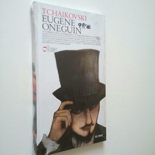 Portada del libro de Eugene Oneguin. 1979. Libreto de P. I. Tchaikovski y K. Shilovski, segtún A. Pushkin