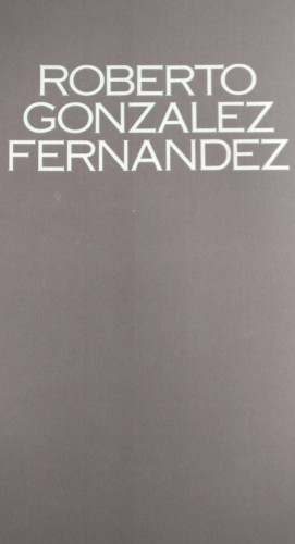 Portada del libro de roberto gonzalez 1989