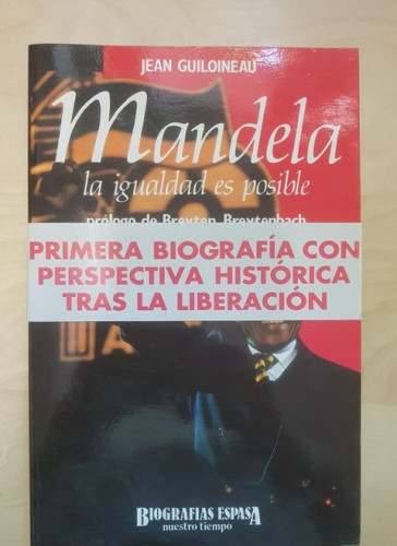 Portada del libro de Mandela, la igualdad es posible