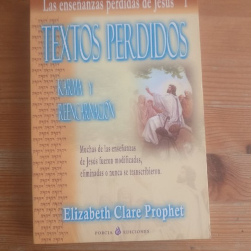 Portada del libro de Textos perdidos : karma y reencarnación (Ensenanzas Perdidas De Jesus)