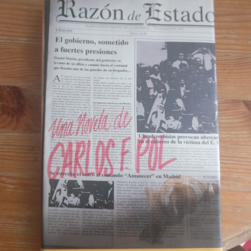 Portada del libro de Razon de estado
