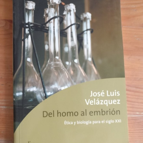 Portada del libro de Del homo al embrión