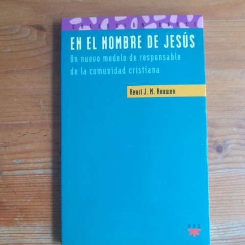 Portada del libro de En el hombre de Jesús. Un nuevo modelo responsable de la comunidad cristiana. Houwen. PPC 1999 86PP